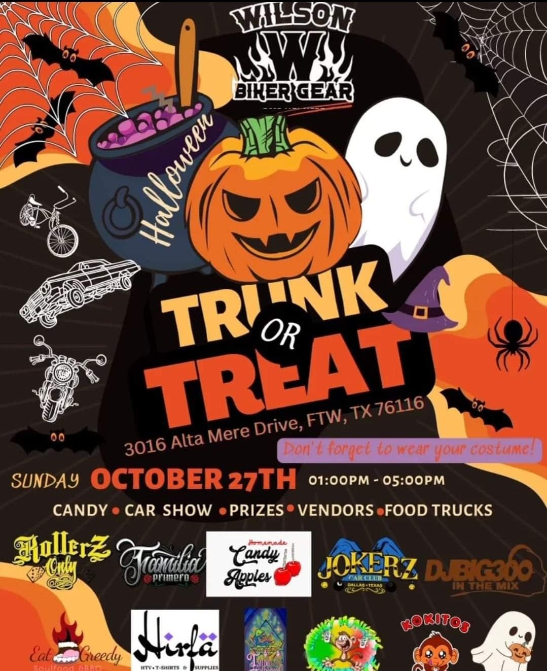 trunk or treat 2024 at wilson's biker gear